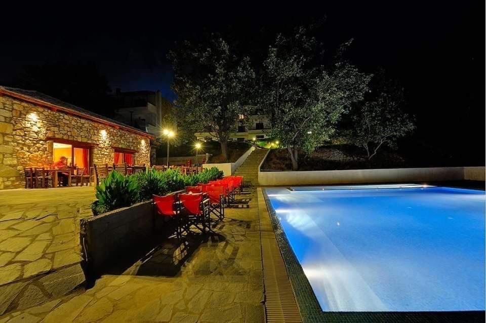 Tsigoura Verde Resort Mikrós Prínos Exterior foto